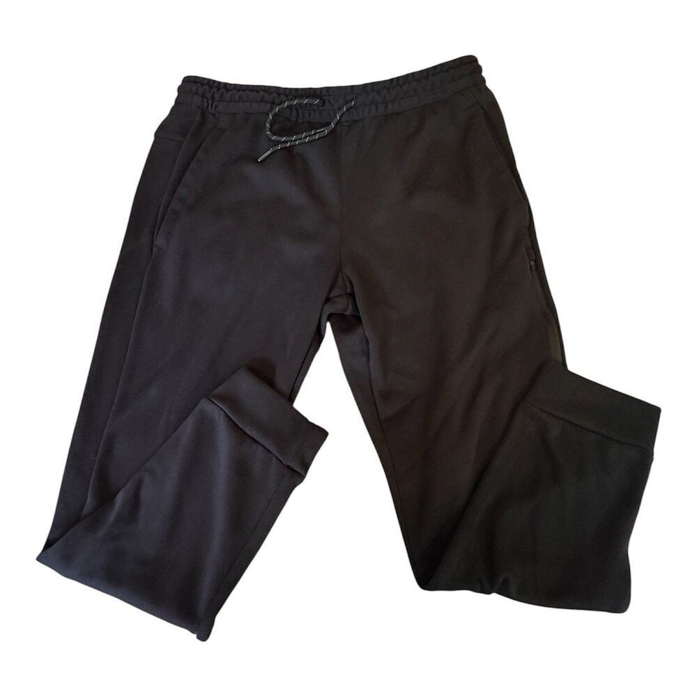 All In Motion Men’s Black Fleece Lined Joggers Athletic Sweatpants Size L